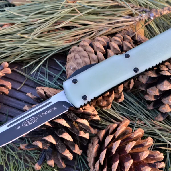 Microtech Ultratech S/E OTF Natural G10 Jade