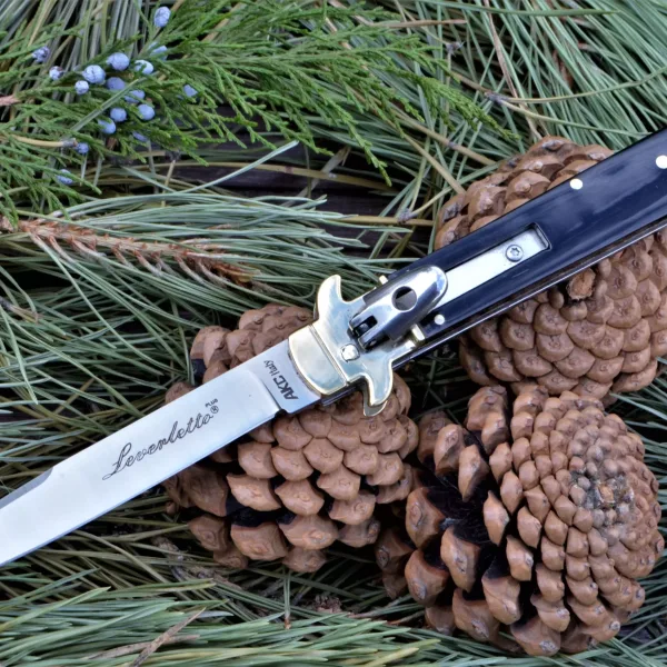 Стилет AKC Leverletto 23cm - 9 buffalo horh