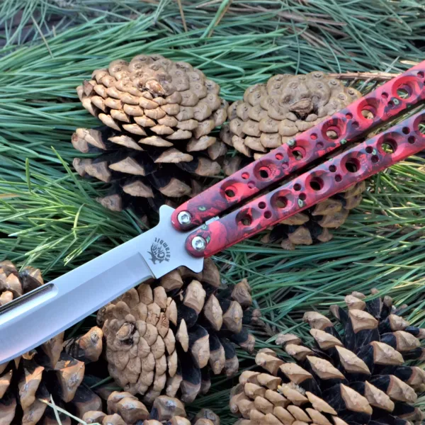 Нож бабочка CS GO Red Devil