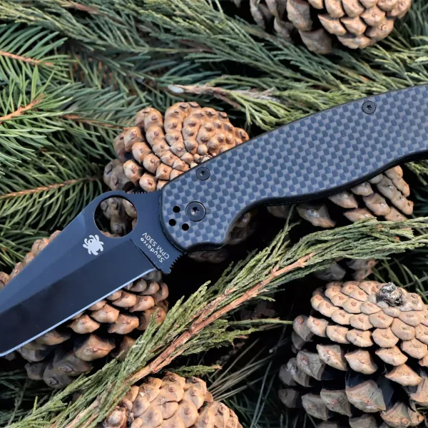 Нож Spyderco Paramilitary 2 C81 Carbone Tanto