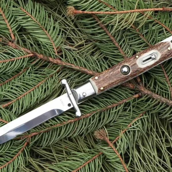 Стилет Swinguard Automatic Knife Stag Horn