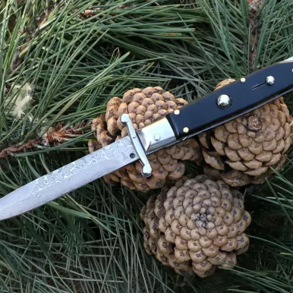 Итальянский стилет из дамаска AKC Classic Swinguard 25cm